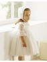Vestido bebe AMAYA BABY modelo 22221 arras, ceremonia, fiesta y bautizo spring summer 2017 Alpi Moda infantil Valladolid
