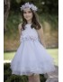 Vestido de arras ceremonia fiesta de niña, MIMILU KIDS, modelo 447 Magnífica LuLu en Alpinet Valladolid