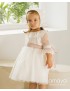 Vestido para bebe de AMAYA modelo 591003 arras, ceremonia, fiesta y bautizo Alpinet en Alpi Moda infantil Valladolid