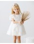 Vestido de niña de arras ceremonia fiesta, Artesanía AMAYA, modelo 591403 Alpi Moda Infantil Valladolid