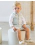 Pajarita bebe lino liso AMAYA modelo 591380 arras, ceremonia, fiesta y bautizo Alpi Moda infantil Valladolid